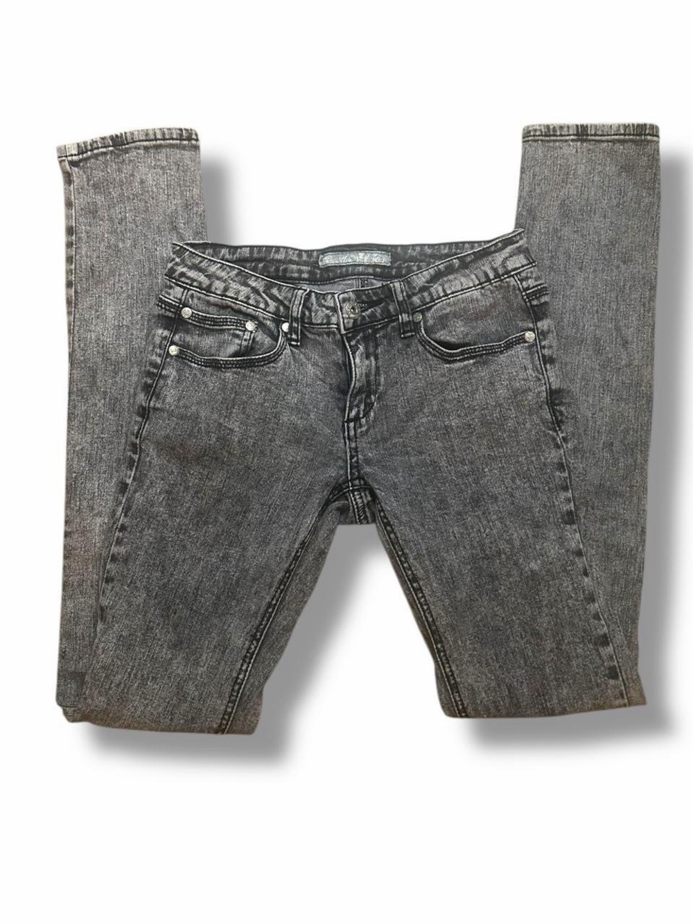 ✮ 2000s charcoal grey skinny jeans ✮
